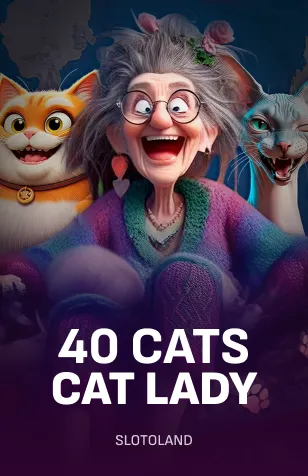 40 cats & cat lady